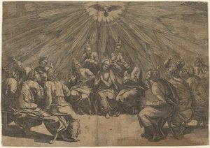 pinse av Gian Jacopo Caraglio after Raphael