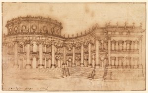 Louvre, østfasade av Gian Lorenzo Bernini