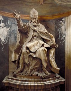 Pave Urban VIII, av Gian Lorenzo Bernini (1598-1680) og assistenter, marmor av Gian Lorenzo Bernini