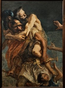 Aeneas, Anchises og Ascanius, ca. 1773 (olje på lerret)