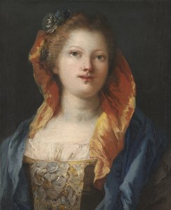 Portrett av en kvinne, 1762-70 av Giovanni Domenico Tiepolo