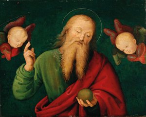 Gud Faderen med engler, ca. 1510.