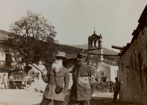 Album "Pictures of War II": Italienske soldater i Val Chiusone til Podsenica, 09/1917 (s/hv-bilde)