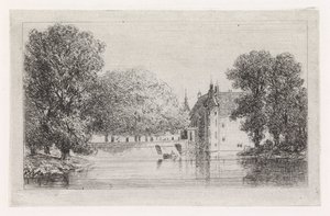 Slott på vannet av Gijsbertus Johannes Verspuy