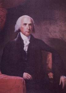 James Madison (farge litho)
