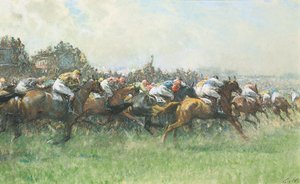 Tattenham Corner, Epsom Derby,