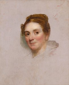 Portrett av en dame, ca. 1820-1825. av Gilbert Stuart