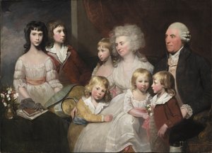 Familien Todd, ca. 1785 av Gilbert Stuart