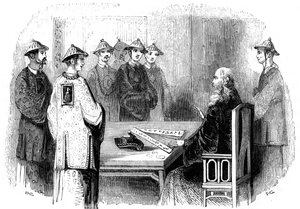 Confucius og hans disipler, 500-tallet f.Kr., 1847