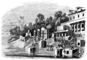 Favorittkona til Afzul Khan forbereder seg til sutteen, 1847