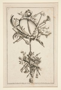 Ett ark fra Several Trophees av Gilles Demarteau