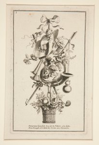 Ett ark fra Several Trophees av Gilles Demarteau