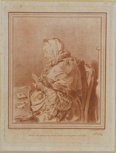Portrett av Madame Geoffrin 1699-1777, 1770.