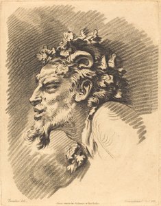 Hodet for en faun