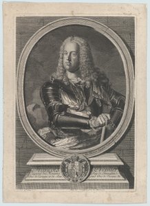 Portrett av Frans I, ca. 1745. av Gilles Jacques Petit