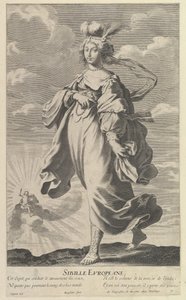 European Sibyll, ca. 1635. Skapere: Gilles Rousselet, Abraham Bosse.