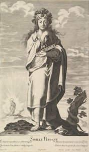 Persisk Sibyll, ca. 1635. Skapere: Gilles Rousselet, Abraham Bosse.