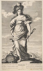 Semiramis, ca. 1639-40. Skapere: Gilles Rousselet, Abraham Bosse.