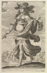 Zenobia, 1647. Skapere: Gilles Rousselet, Abraham Bosse.