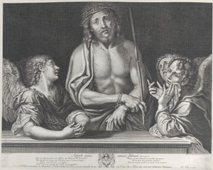 Ecce Homo med tre engler, 1634-86. av Gilles Rousselet