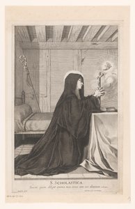Hellige Scholastica av Gilles Rousselet