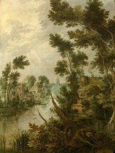 Flusslandschaft, 1614
