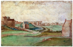 Landskap nær Antwerpen, 1566.