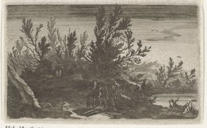 Landskap om natten Seks landskap (serietittel) av Gillis van Scheyndel (I)