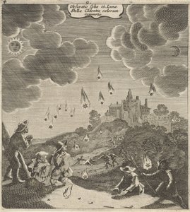 Zons- en maansverduistering Tilsløringen av solen og månen, den fallende stjernen, himmelens risting (tittel på objekt)