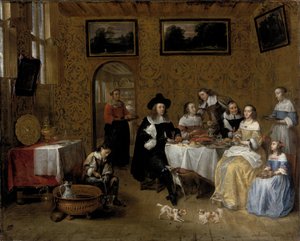 Portrett av en familie