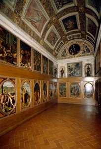 Utsikt over Studiolo de Francesco I de Medici