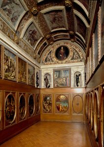 Utsikt over Studiolo of Francesco I de Medici