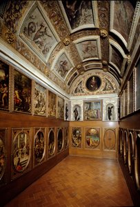 Utsikt over Studiolo of Francesco I de Medici