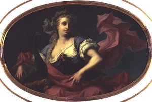 Personifisering av Air som gudinnen Juno av Giorgio Anselmi