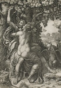 Angelica og Medor av Giorgio Ghisi