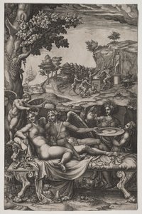 Amor og Psyche av Giorgio Ghisi