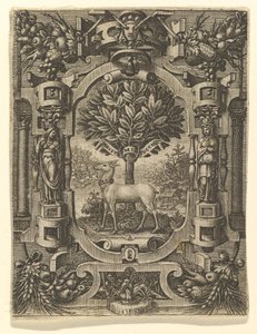 Emblem til Lucrezia Gonzaga, før 1566. av Giorgio Ghisi