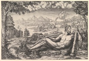 Hercules hviler fra sitt arbeid, 1567.