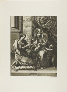 Det mystiske ekteskapet til Saint Catherine av Giorgio Ghisi