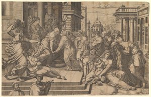 The Visitation, 1540-50. av Giorgio Ghisi
