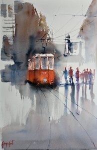 Trikken i Orange City av Giorgio Gosti