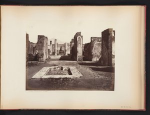 Utsikt over ruinene av Casa di Pansa i Pompeii, Italia Casa di Pansa (Pompeii) (tittel på objekt)