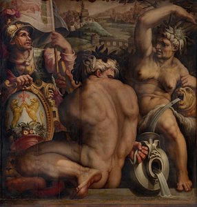 Allegory of Casentino, 1563-1565 av Giorgio Vasari