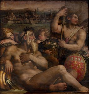 Allegory of Prato, 1563-1565 av Giorgio Vasari
