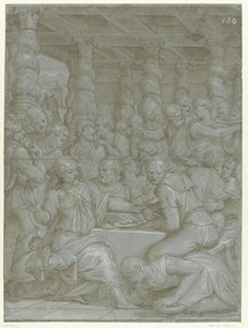 Kristus i Fariseeren Simons hus av Giorgio Vasari