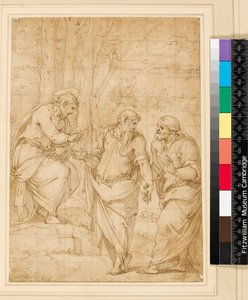 Kristus utnevnte Peter til sin etterfølger, 1500-1599 av Giorgio Vasari