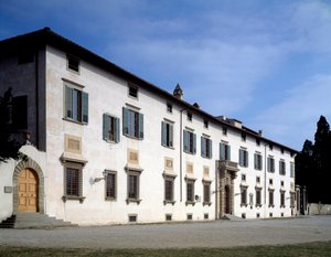 Fasade av Villa Medicea av Castello, rundt 1538 av Giorgio Vasari