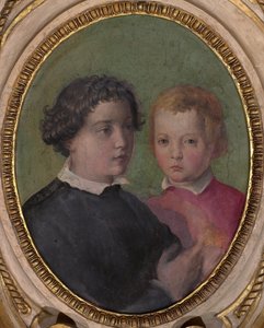 Giovanni og Garzia de Medici, 1556-1558 av Giorgio Vasari