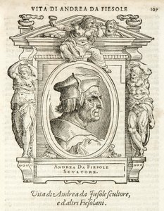 Milan, Biblioteca Braidense, Vite de piv excellent, Giorgio Vasari 1568, Andrea da Fiesole av Giorgio Vasari