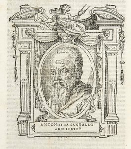 Milan, Biblioteca Braidense, Vite de piv excellent, Giorgio Vasari 1568, Antonio da Sangallo av Giorgio Vasari